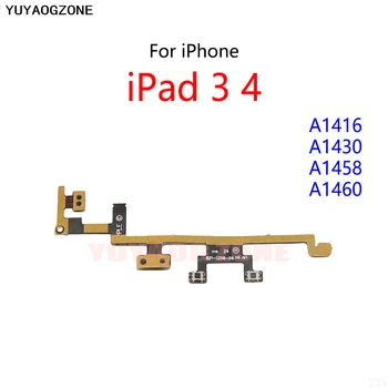 10 шт./лот Для iPad Air 3/4 A1416 A1430 A1458 A1460 Кнопка включения Кнопка регулировки громкости Вкл/Выкл Гибкий кабель