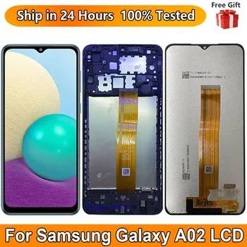 6,5 “IPS Для Samsung Galaxy A02 ЖК-дисплей с сенсорным экраном, цифровой Преобразователь в Сборе, Замена Samsung A02 A022 С Рамкой