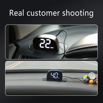 Автомобильный беспроводной дисплей с GPS-навигатором, Автомобильная универсальная электронная собака Smart HD, подвесной HUD-проектор Y01