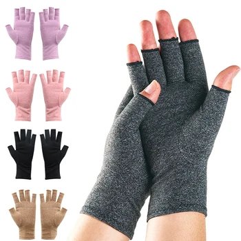 1 пара перчаток для защиты суставов на половину пальца, дышащие спортивные перчатки для фитнеса, противоскользящие велосипедные перчатки 자전거 장갑