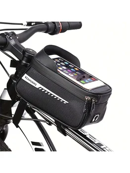 1 шт. Комплект для передней балки велосипеда, комплект для головки, комплект для мобильного телефона для горного велосипеда с сенсорным экраном, водонепроницаемая седельная сумка
