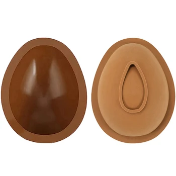 2 упаковки силиконовых форм для яиц, Силиконовая форма для яиц, формы для пасхального шоколада в форме яйца, Форма для яиц с антипригарным покрытием