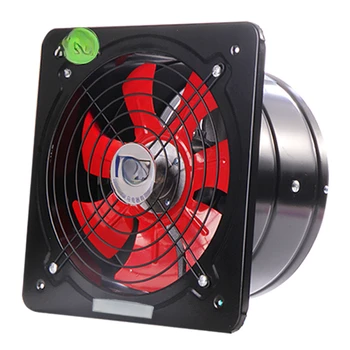 220V120W Раскладной вентилятор Вытяжной вентилятор Кухонная плита Вытяжной бытовой вентилятор Высокой мощности Мощный Вытяжной вентилятор