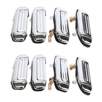 2X Автомобильные Хромированные Дверные ручки Аксессуары для Mitsubishi Pajero 1992 1993 1994 1995 1996 1997