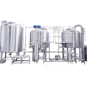 400Л 4ХЛ Комплектная система пивоварения производитель Готового коммерческого пивоваренного оборудования Проект домашней крафтовой пивной машины