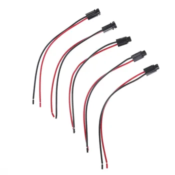5ШТ Удлинительные кабели для розетки T5 Жгут проводов Держатель светодиодной лампы T5 для автомобиля Auto