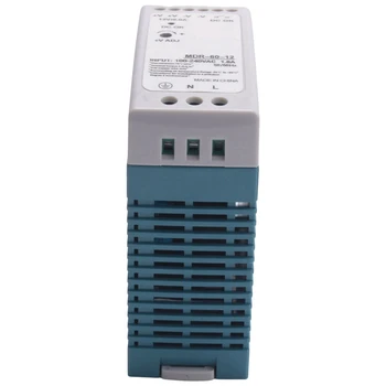 6X MDR-60 Источник питания на din-рейке 12 В 60 Вт, драйвер переменного-постоянного тока, регулятор напряжения питания 110 В 220 В