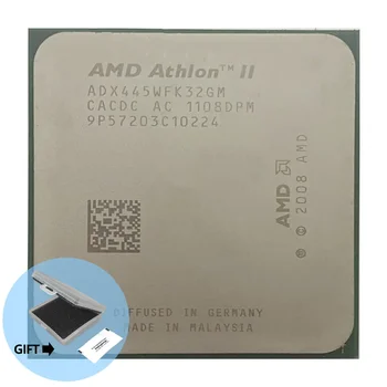 AMD Athlon II X3 445 3,1 ГГц, трехъядерный процессор, Разъем AM2 + AM3, процессор для настольного компьютера ADX445WFK32GM