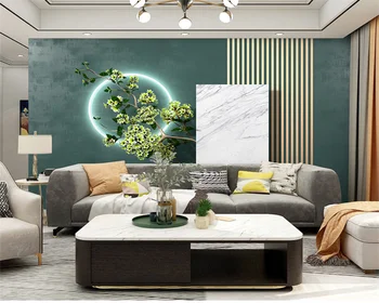 beibehang Custom modern new TV background стена мраморные геометрические трехмерные цветы гостиная диван пленочные обои