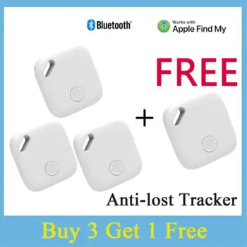 Bluetooth GPS трекер Smart Air Tag Mini Child Pet Finder Ключ от обнаружения потерянной охранной сигнализации для системы Apple IOS 