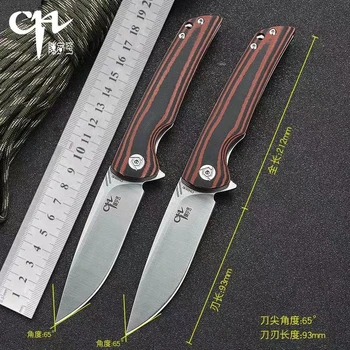 CH CH3510 Складной нож Flipper D2 EDC с ручкой Micarta, шарикоподшипниковый вкладыш, держатель для походного охотничьего карманного ножа для выживания на открытом воздухе