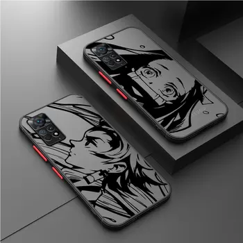Coque Противоударный Аниме-Чехол для телефона Demon Slayer для Redmi Note 11 Pro 11T 11S 12S 9S 10S 8 Pro 7 12 8T 10 Pro 9 12 Pro Чехол