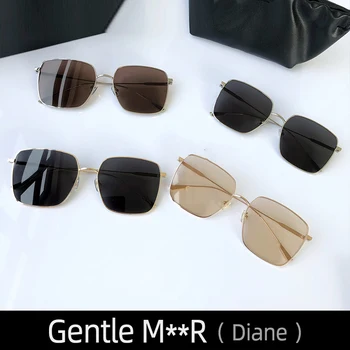 Diane GENTLE GM Женские солнцезащитные очки для мужчин Очки винтажного люксового бренда Дизайнерские летние Uv400 Модные Monst Корейские