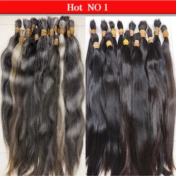 Extensiones De Cabello Humano Необработанные Вьетнамские пучки человеческих волос для плетения 100% Необработанные Объемные пряди человеческих волос
