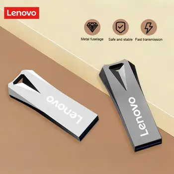 Lenovo USB Флэш-Накопитель 2 ТБ 1 ТБ Флеш-Накопитель USB 3.0 Флешка 512 ГБ 256 ГБ Флэш-Накопитель 128 ГБ U-Диск Водонепроницаемый Для Ноутбуков ПК