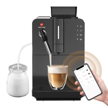 Mcilpoog Полностью автоматическая кофемашина с кофемолкой, бытовая Эспрессо-машина, Капучино, Латте, молоко Wi-Fi