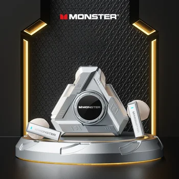 Monster XKT22 HD Call, аккумулятор большой емкости, наушники с гироскопом на кончиках пальцев, наушники с низкой задержкой в играх.