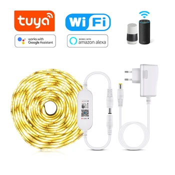 Tuya WIFI LED Strip Light DC 12V Wireless App Control 2835 Ночные Светильники С Подсветкой Smart Home Life Работа С Alexa Google Home