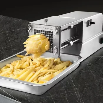 Автоматическая машина для резки фруктовых и овощных батончиков, для нарезки сладкого картофеля, огурцов, редиса, картофельного салата, картофеля фри, толкатель для картофеля фри
