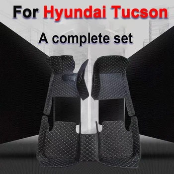 Автомобильные коврики для Hyundai Tucson 2018 2017 2016 2015 Аксессуары для салона автомобиля, ковры для укладки, Водонепроницаемые чехлы для деталей на заказ