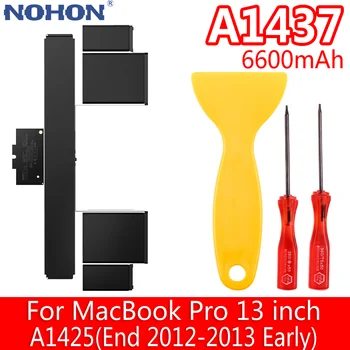 Аккумулятор для ноутбука NOHON A1437 Для Macbook Pro 13” дюймов A1425 Конец 2012-2013 Начало MD212 MD231 A1425 MD101 ME662 Аккумулятор для ноутбука