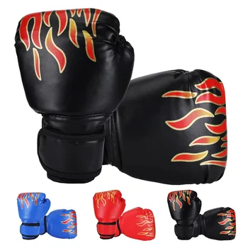 Боксерские перчатки, кожаные защитные перчатки для кикбоксинга, Детские Боксерские перчатки, Детские Тренировочные Санда, Спортивные принадлежности