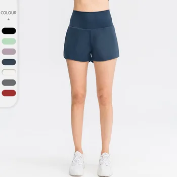 быстросохнущие теннисные шорты для фитнеса same ice, свободные шорты для йоги Lulu, женские шорты для фитнеса.