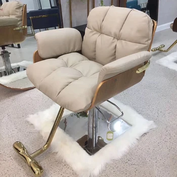 Вращающееся парикмахерское кресло для педикюра; Профессиональное вращающееся кресло для салона красоты Silla De Barbero Salon Furniture LJ50BC