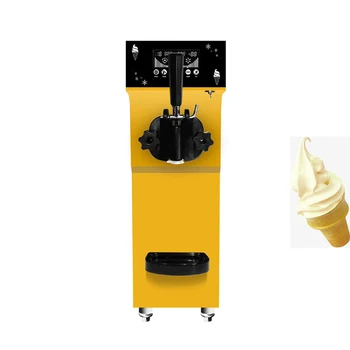 Высококачественная машина для мороженого из нержавеющей стали с одним цилиндром, коммерческая Небольшая настольная машина для замороженного йогурта