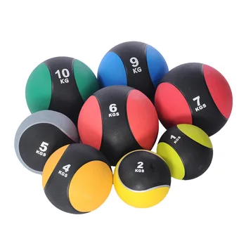 Высококачественный двухцветный резиновый мяч для медицины, тренажеры для фитнеса, хлопающий мяч