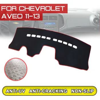для Chevrolet Aveo 2011 2012 2013 Коврик для приборной панели автомобиля, грязный нескользящий коврик для приборной панели, УФ-защитный козырек
