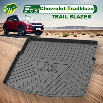 Для Chevrolet TRAIL BLAZER 2019-2020 Специально подобранный Коврик для багажника Всесезонный Грузовой коврик 3D-формы С лазерным измерением вкладышей багажника