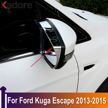 Для Ford Kuga Escape 2013 2014 2015 Зеркало Заднего Вида Дождевик Непромокаемые Лезвия Автомобильное Зеркало Заднего Вида Для Бровей Дождевик Аксессуары