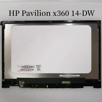 Для HP Pavilion x360 14-DH 14-DW 14M-DW Ноутбук С Сенсорным Экраном Дигитайзер ЖК-дисплей В Сборе Замена TPN-I137 TPN-W139