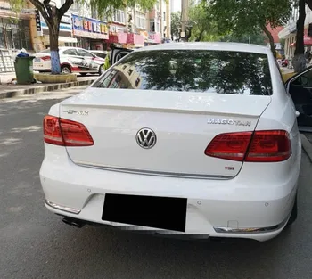 Для Volkswagen VW Magotan Passat B7 2013 2014 2015 ABS Пластик неокрашенного грунтовочного цвета Заднее крыло, задний спойлер багажника, автомобильный стайлинг