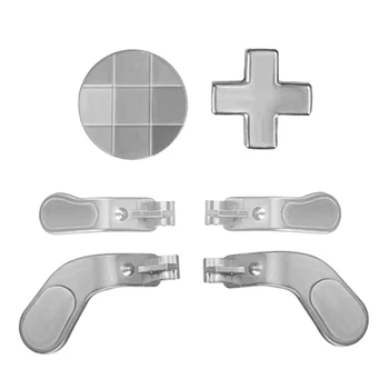 Для одной серии Elite 2 металлические детали контроллера по 6 штук, 4 лопасти, 2 комплекта запасных компонентов игрового контроллера D-Pad