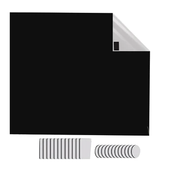 Затемняющие шторы, простые в использовании, 145x200 см, Затемняющий материал, Временная затемняющая штора, которую легко наклеить на окно для спальни