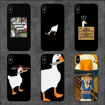 Игровой Чехол Для Телефона Duck Untitled Goose Для iPhone 11 12 Mini 13 14 Pro XS Max X 8 7 6s Plus 5 SE XR Shell