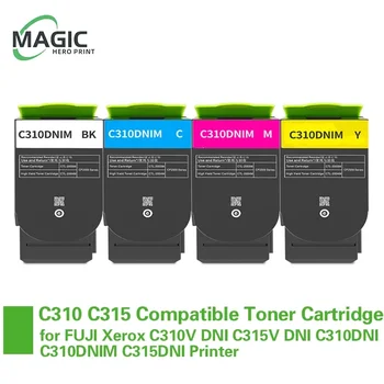 Картридж с тонером C310 C315 Совместимый для принтера FUJI Xerox C310V DNI C315V DNI C310DNI C310DNIM C315DNI 006R04360/61/62/63