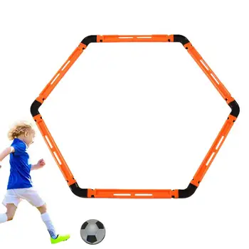 Кольца для аджилити, футбольные тренировочные кольца, шестиугольные обручи для тренировки ног для аджилити, кольца для баскетбола, регби, Бадминтона, футбола
