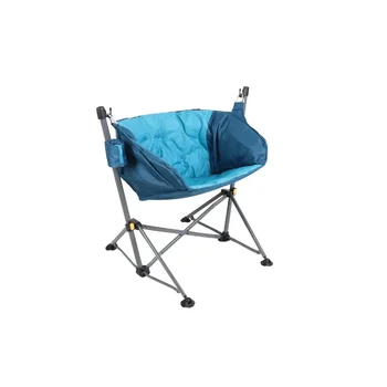 Кресло-гамак Ozark Trail Structured, Цвет синий, Размер изделия 39,2 ”x 33,5” x 37,9”, переработанный полиэстер