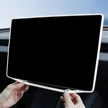 Крышка экрана навигации автомобиля Силиконовая Крышка края рамки экрана GPS навигации Защитная крышка края экрана центральной консоли автомобиля