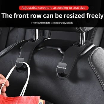 Крючки для автомобильных сидений Ford Fusion 2013-2020, Крючок для спинки сиденья в салоне автомобиля, Вешалка для спинки, Многофункциональный держатель для хранения Аксессуаров