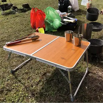 Легкий портативный складной столик, прочный, устойчивый к нагрузкам, грязи, простая установка для пикника, кемпинга, рыбалки на открытом воздухе
