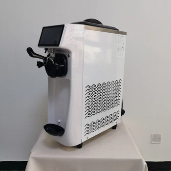 Мини-настольный малошумный автомат для приготовления мягкого мороженого, подходящий для баров, ресторанов и автоматов для приготовления замороженных йогуртов