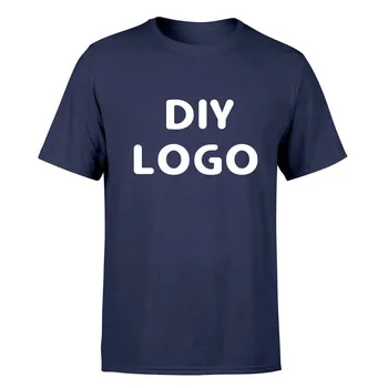 Мода и досуг Поддержка индивидуального дизайна Кастомизация логотипа Diy Высококачественная хлопковая Новая мужская Женская футболка