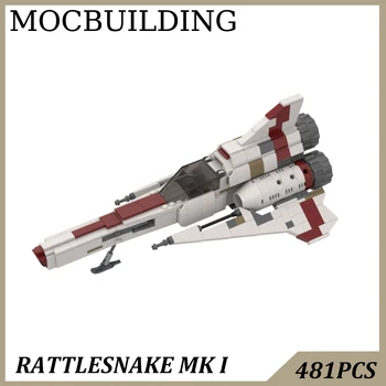 Модель космического корабля MK I, строительные блоки, кирпичи, демонстрационная модель, Строительные игрушки, подарок на День рождения