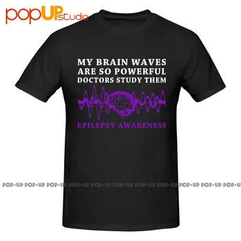Мои мозговые волны настолько мощны, что врачи изучают их, футболка для повышения осведомленности об эпилепсии, уникальное соединение