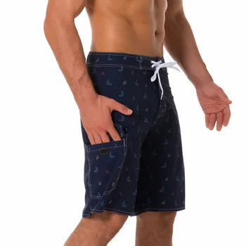Мужские пляжные брюки с быстросохнущими шортами со сломанными цветами
