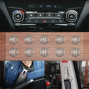 Наклейка На Кнопку Управления Автомобильным Кондиционером, Мультимедийная Кнопка Аудио, Наклейки Для Гаражей MG ZS HS GS GT 350 42 550 ZT 6 3 ZR TF 5 7 RX5 Morris